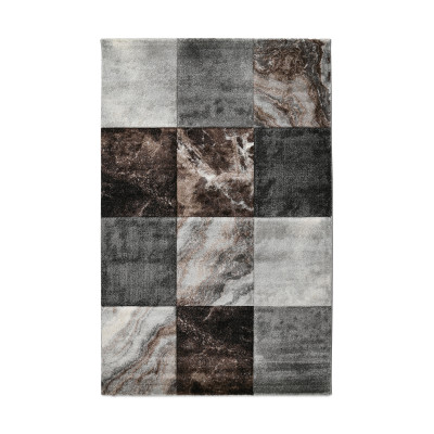 Brilliance dark square - maskinvævet tæppe