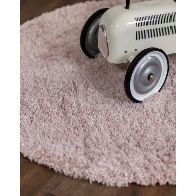 Teddy dusty pink - maskinvævet tæppe
