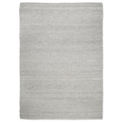Merino concrete - håndvævet uldtæppe