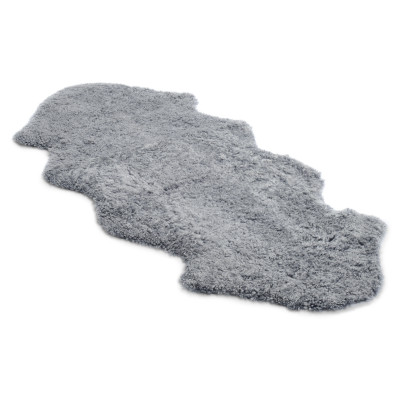 Curly sølvgrå – 1,5 sammensyet krøllet fåreskind