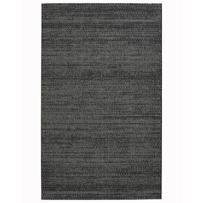 Billede af Palma Plain sort - fladvævet tæppe
