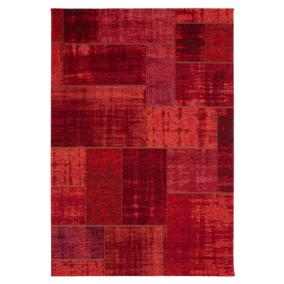 Carlucci rød - maskinvævet tæppe