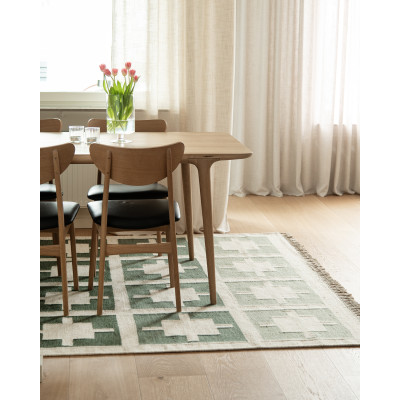 Dvala forest - håndvævet uldtæppe