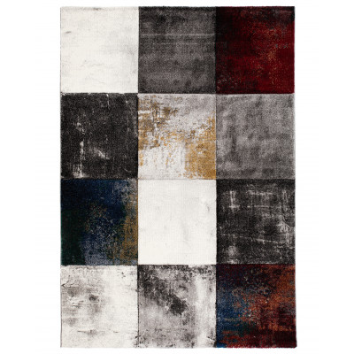 Rubin Dark Paint multi - maskinvævet tæppe