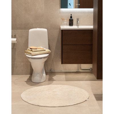 Cyklon rund natur - bademåtte