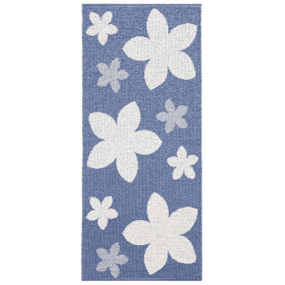 Flower blå - plasttæppe
