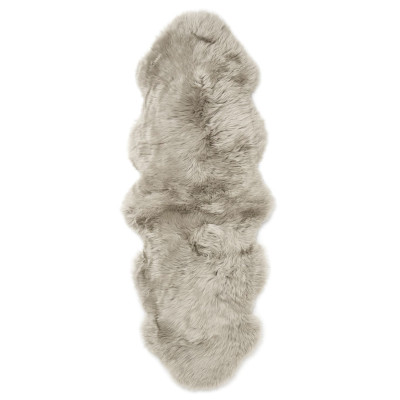 Billede af Gently taupe - dobbelt langhåret fåreskind