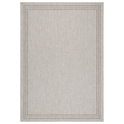 4: Madrid Frame lyst linned - tæppe med gummibagside