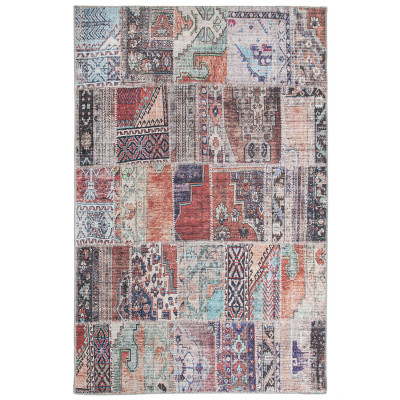Billede af Cadiz Patchwork multi - maskinvævet tæppe