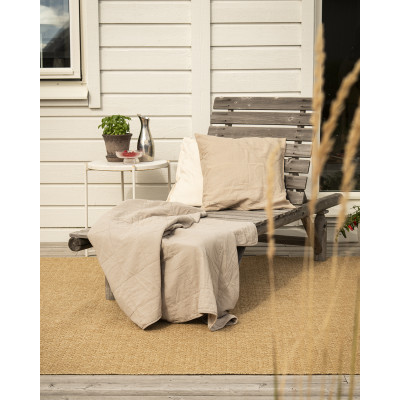 Belize natur - fladvævet tæppe