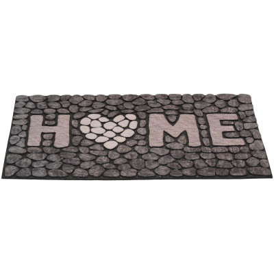 Home stone grå - dørmåtte