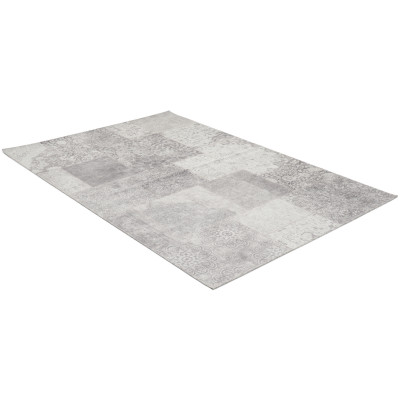 Cosmo sølv – fladvævet tæppe