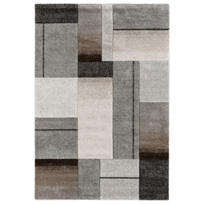Billede af London Trend grå/linne - maskinvævet tæppe
