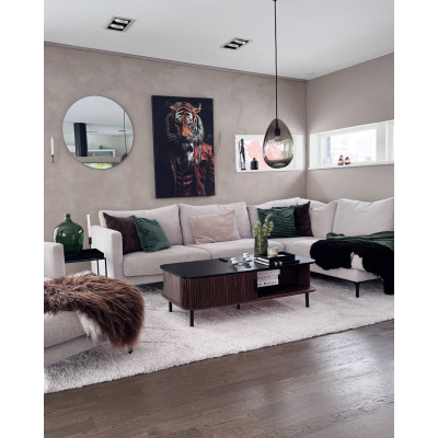 Nimbus Wave hvid - ryatæppe