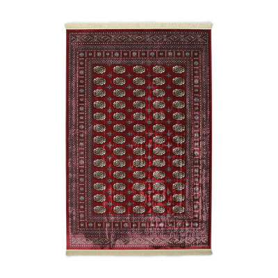 Teheran Boccara rød - maskinvævet tæppe