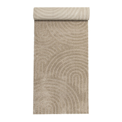 Deco Beige Tæppeløber Metervare