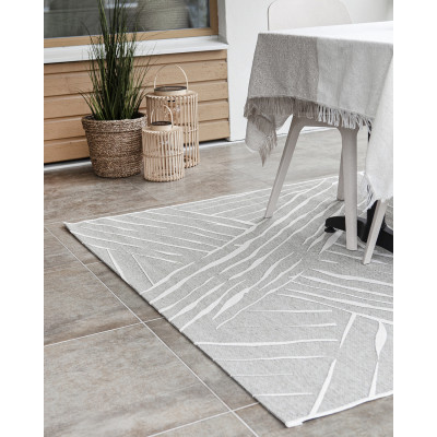 Domani Modern grå - fladvævet tæppe
