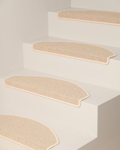 Rambo beige 71 halvmåne - trappetrinsmåtte