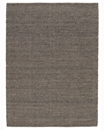Aruba charcoal brown - jutetæppe
