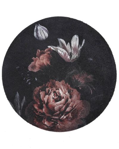 Bella rosa rund - multifunktionstæppe