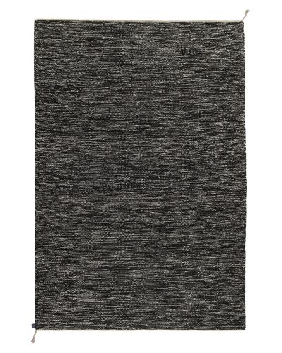 Sofiero grå 1 - håndvævet uldtæppe