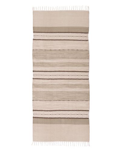 Åby beige - kludetæppe