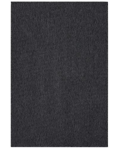 Vagabond sort - glatvævet tæppe