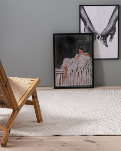 Carezza hør - maskinvævet tæppe