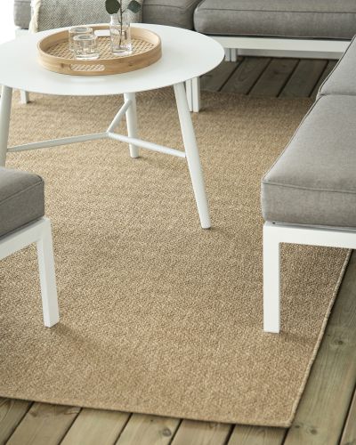 Babeza natur - fladvævet tæppe