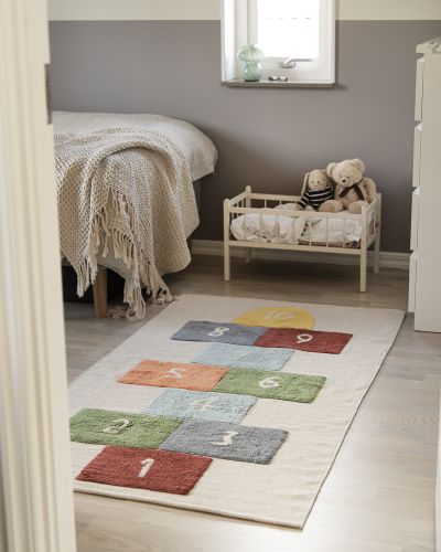 Hopscotch multi - børnetæppe