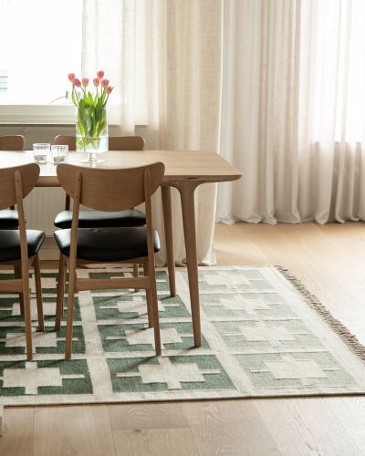 Dvala forest - håndvævet uldtæppe