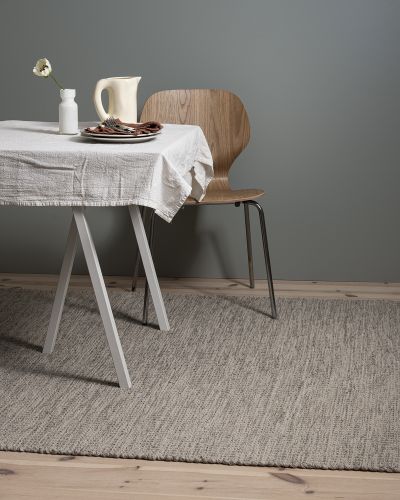Hygge linen - håndvævet uldtæppe