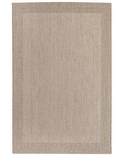 Adria brun - fladvævet tæppe