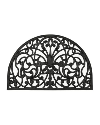 Allmoge halvmåne - dørmåtte i gummi