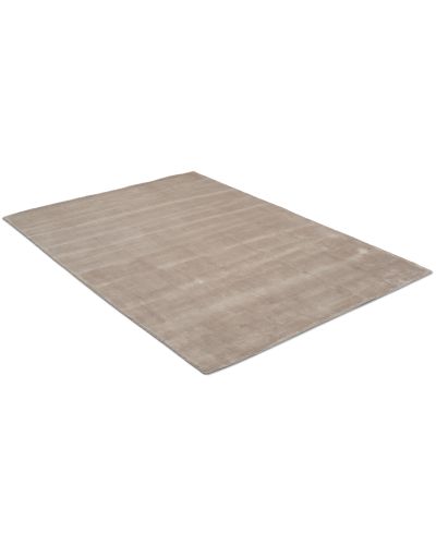 Angel beige - håndvævet tæppe med luv