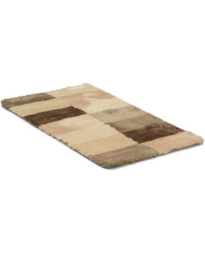 Blocks beige - badeværelsesmåtte