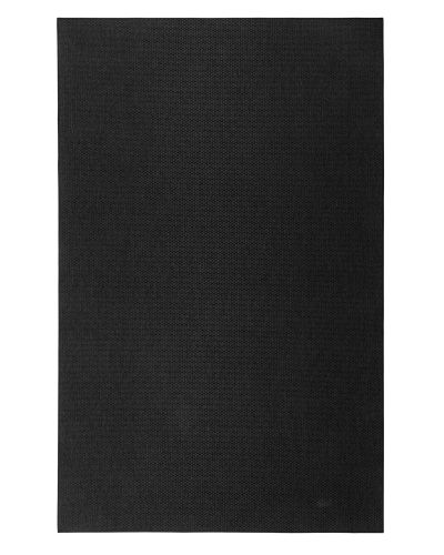 Bono sort - fladvævet tæppe