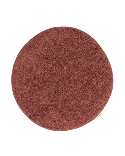 Bris rund burgundy - bademåtte