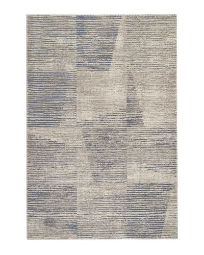 Camden blå - maskinvævet tæppe