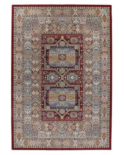 Caspian rød - maskinvævet tæppe