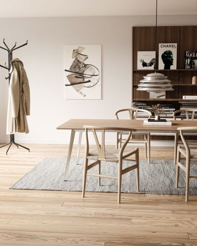 Cotton rug lysegrå -  kludetæppe