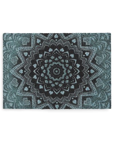 Creation mandala turkis - dørmåtte