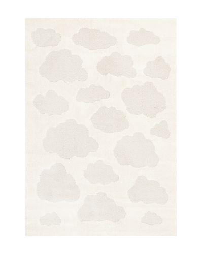Cumulus hvid - børnetæppe