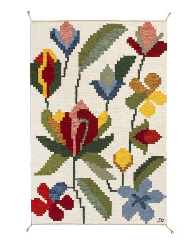 Dixter multi - håndvævet uldtæppe