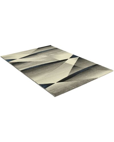 Rubin Modern blå - maskinvævet tæppe