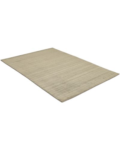 Safir linned - håndvævet viskosetæppe