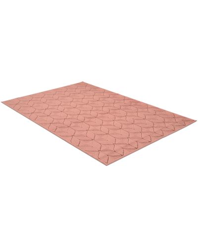 Claremont dusty red - kunstsilketæppe