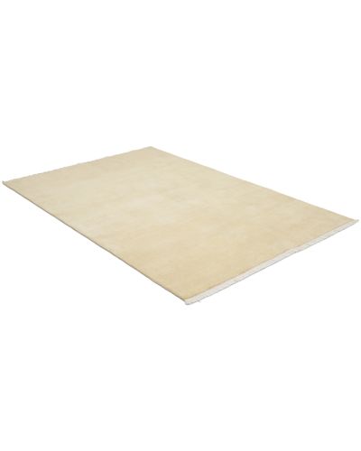 Drama handloom pure white - håndvævet tæppe med luv