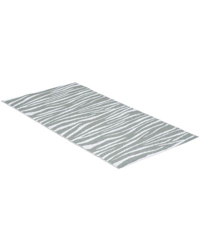 Zebra grøn - plastiktæppe
