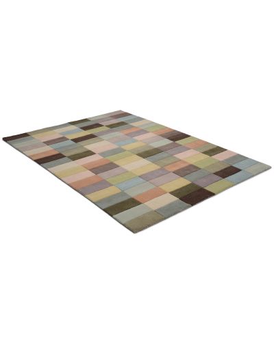 Romina pastel - håndtuftet uldtæppe